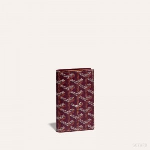 Goyard SAINT-PIERRE CARD WALLET Kortholder Burgunder | GY-INR0826