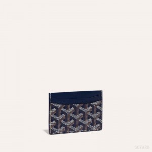 Goyard SAINT-SULPICE CARD WALLET Kortholder Marineblå Blå | GY-XEN4892