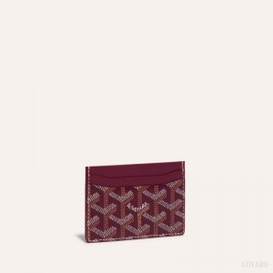 Goyard SAINT-SULPICE CARD WALLET Kortholder Burgunder | GY-UKX1435