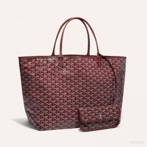 Goyard SAINT LOUIS GM BAG Tote Veske Burgunder | GY-NZD0041