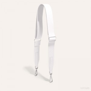 Goyard SANGLE MM STRAP Veskestropp Hvite | GY-IYI3459