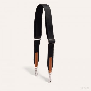 Goyard SANGLE MM STRAP Veskestropp Svarte Brune | GY-CUP5402