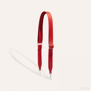 Goyard SANGLE PM STRAP Veskestropp Rød | GY-DGE2290