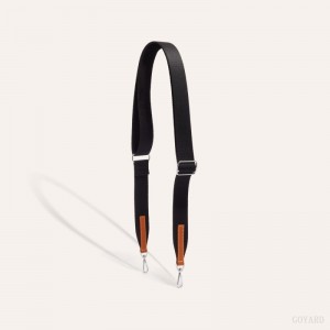 Goyard SANGLE PM STRAP Veskestropp Svarte Brune | GY-WEY0138