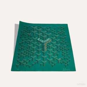 Goyard SCARF N°1 Skjerf Grønn | GY-JGF6165