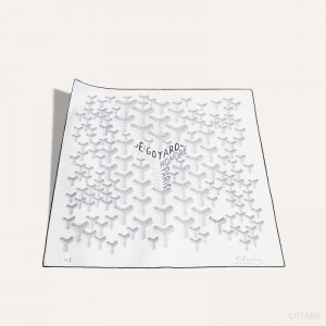 Goyard SCARF N°1 Skjerf Hvite | GY-WZK4369
