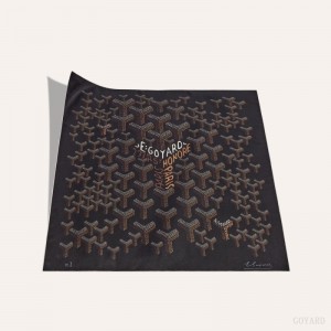 Goyard SCARF N°1 Skjerf Svarte | GY-XXB0189