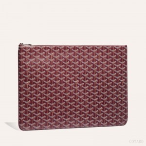 Goyard SENAT GM DOCUMENT CASE Pouches Burgunder | GY-YLF0998