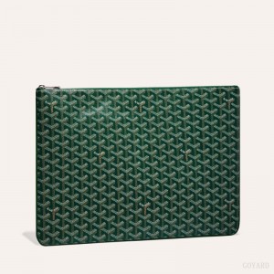 Goyard SENAT GM DOCUMENT CASE Pouches Grønn | GY-IVI2915