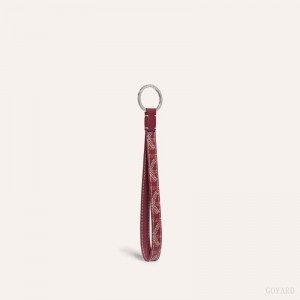 Goyard SESAME KEY RING Nøkkelringer Burgunder | GY-ZDV5003