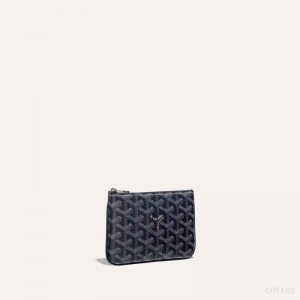 Goyard SÉNAT MINI WALLET Lommebok Marineblå Blå | GY-QAM5988