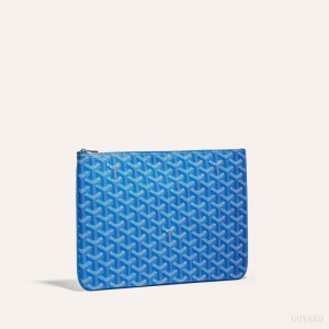 Goyard SÉNAT MM POCKET Accessories Blå | GY-CJY5158