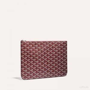 Goyard SÉNAT MM POCKET Accessories Burgunder | GY-BBA8849