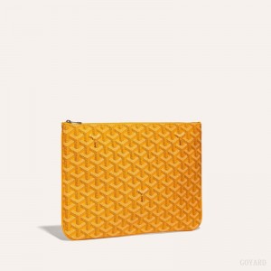 Goyard SÉNAT MM POCKET Accessories Gul | GY-DKL4492
