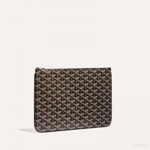 Goyard SÉNAT MM POCKET Accessories Svarte | GY-YCT9862