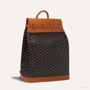 Goyard STEAMER PM BAG Ryggsekker Svarte Brune | GY-NGA0692