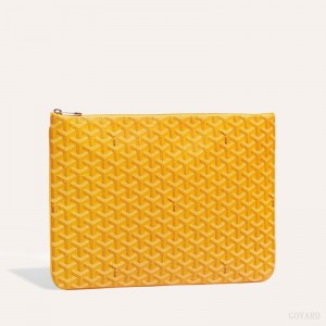 Goyard Sénat MGM Pouch Pouches Gul | GY-RTZ1678