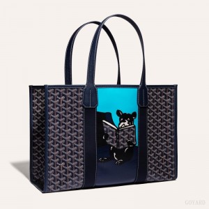 Goyard VILLETTE TOTE BAG Vesker Marineblå Blå | GY-VXE6437