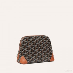 Goyard Vendôme Cosmetic Pouch Vesketilbehør Svarte Brune | GY-YVD3507