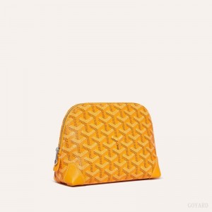 Goyard Vendôme Cosmetic Pouch Vesketilbehør Gul | GY-TQX7013