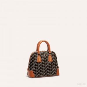 Goyard Vendôme Mini Bag Vesker Svarte Brune | GY-ERF7269