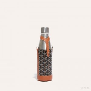 Goyard Yonne MM Case & Flask Accessories Svarte Brune | GY-IJQ4049