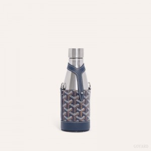 Goyard Yonne PM Case & Flask Accessories Marineblå Blå | GY-VYU4699