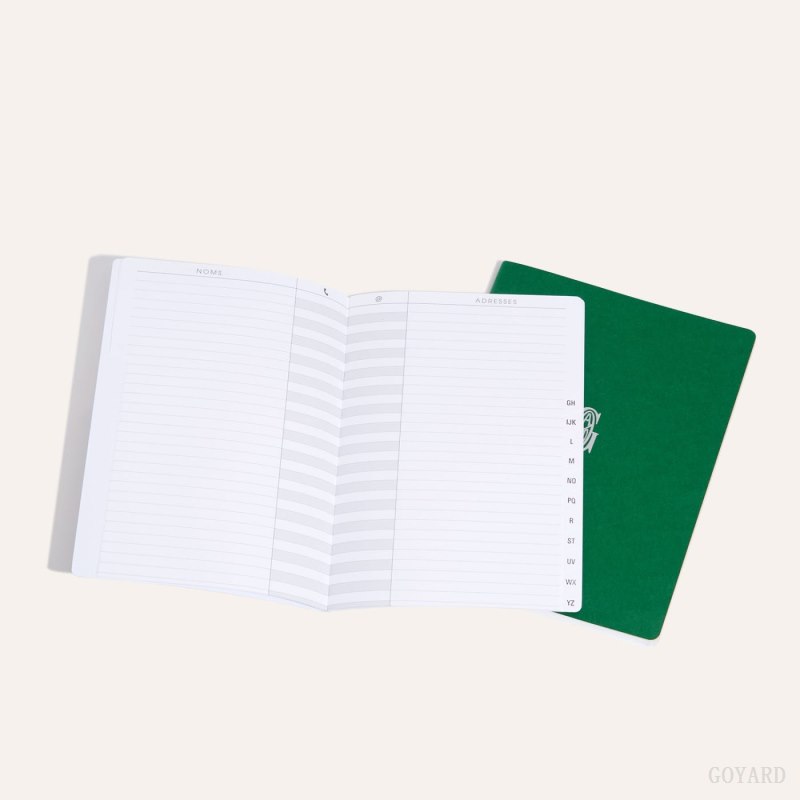Goyard 2024 Castiglione Agenda Accessories Grønn | GY-VDA3909