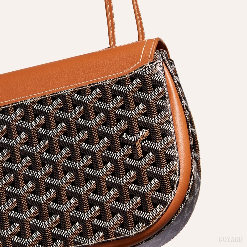 Goyard 233 bag Skulderveske Svarte Brune | GY-KIO5792