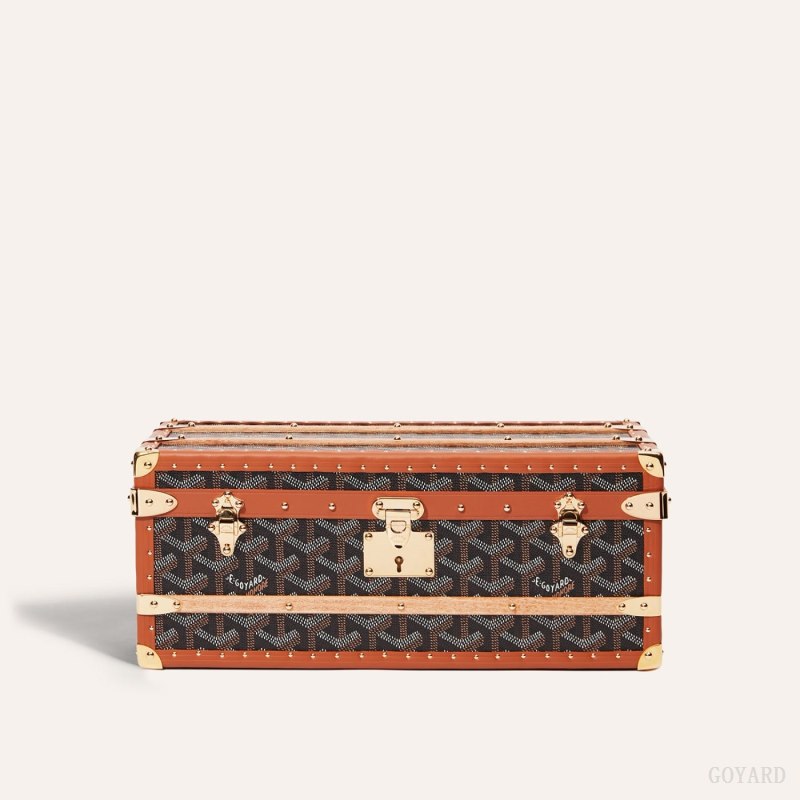 Goyard 352 CASE Boxes Svarte Brune | GY-CES7695