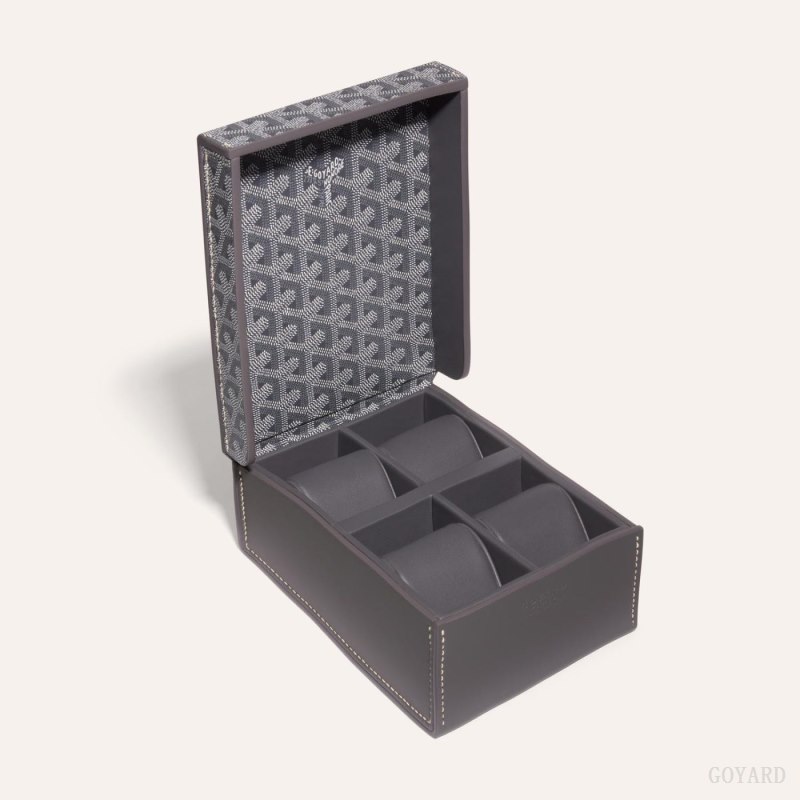 Goyard 4 WATCH CASE Boxes Grå | GY-YHQ4821