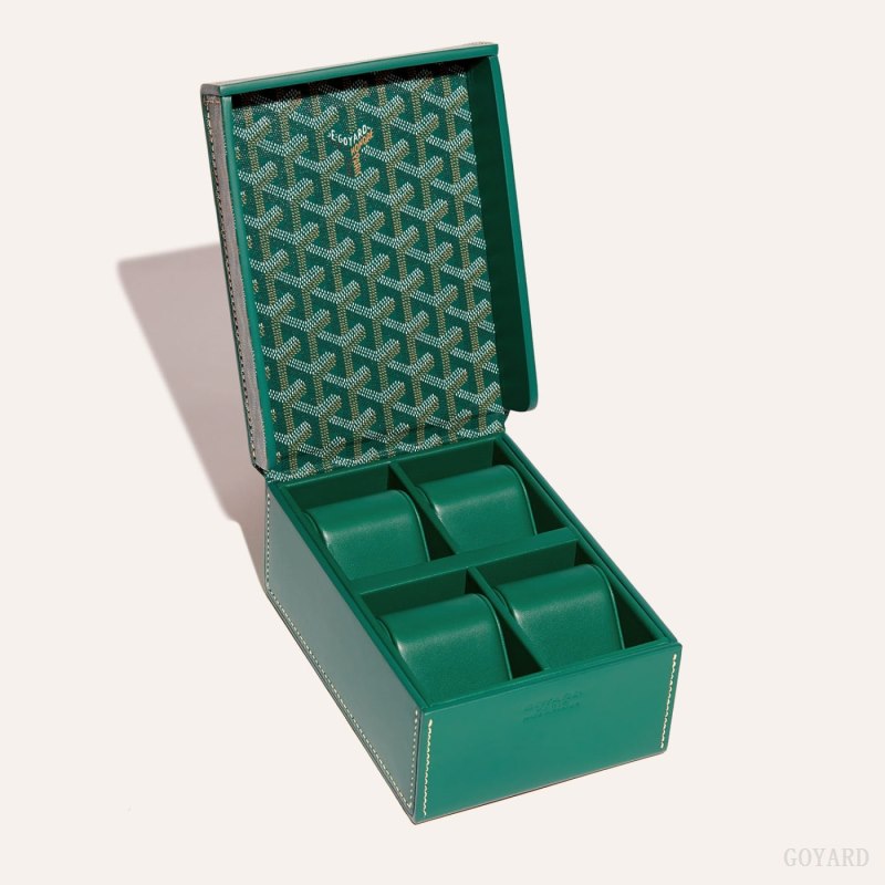 Goyard 4 WATCH CASE Boxes Grønn | GY-MGZ7589