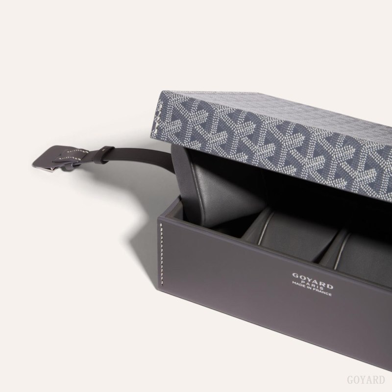 Goyard 8 WATCH CASE Boxes Grå | GY-DZE1294