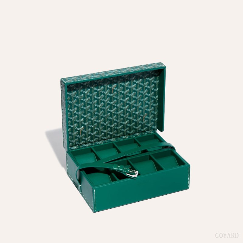 Goyard 8 WATCH CASE Boxes Grønn | GY-IWK3886