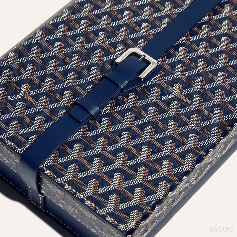 Goyard 8 WATCH CASE Boxes Marineblå Blå | GY-PTZ1992