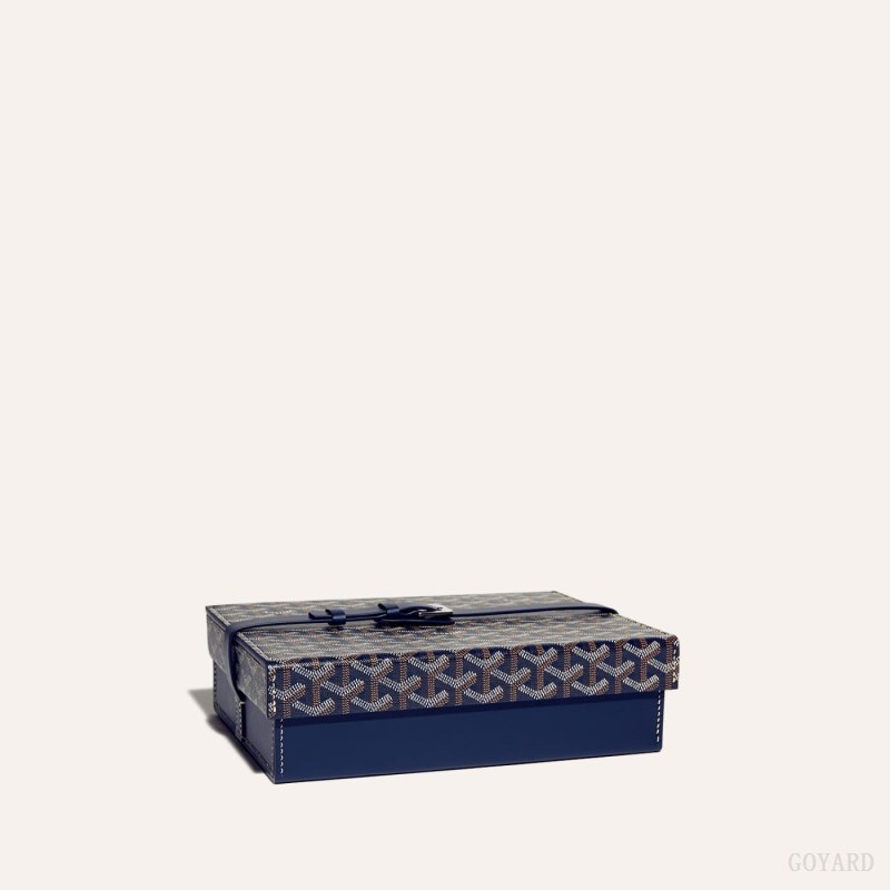Goyard 8 WATCH CASE Boxes Marineblå Blå | GY-PTZ1992