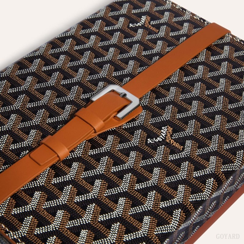 Goyard 8 WATCH CASE Boxes Svarte Brune | GY-EMB9667