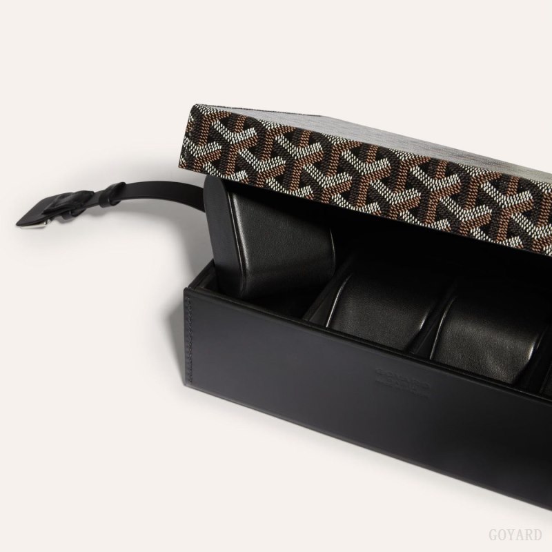 Goyard 8 WATCH CASE Boxes Svarte | GY-DBY0681