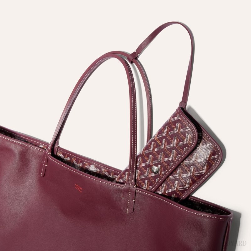 Goyard ANJOU GM BAG Tote Veske Burgunder | GY-FDJ6222