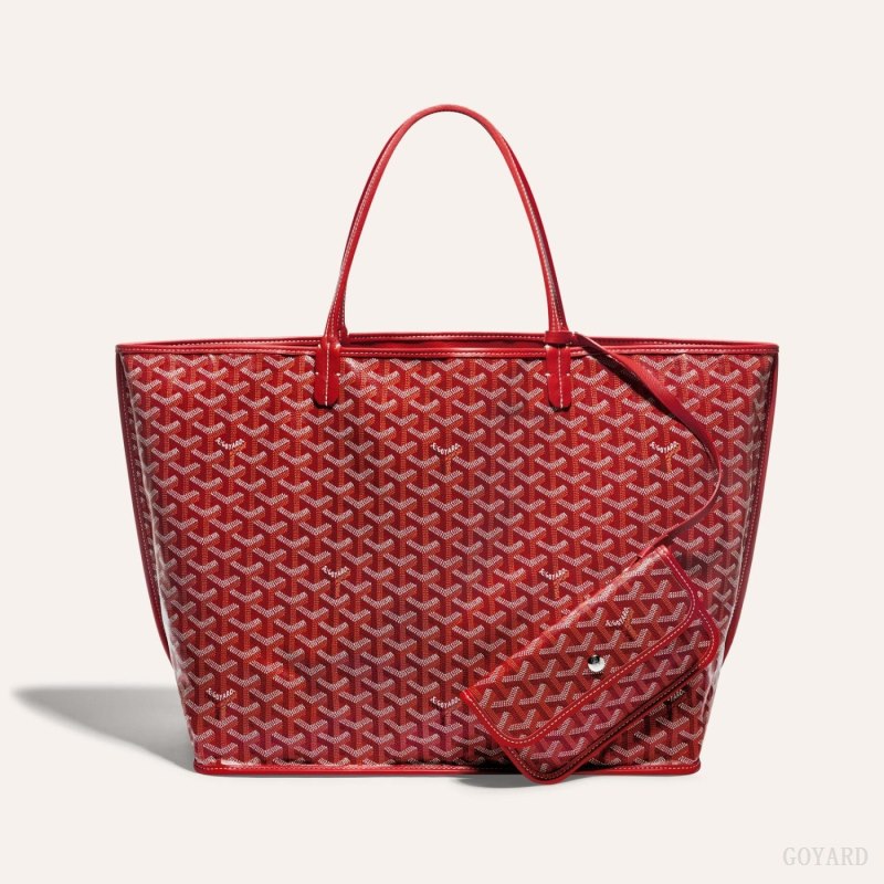 Goyard ANJOU GM BAG Tote Veske Rød | GY-NCZ2537