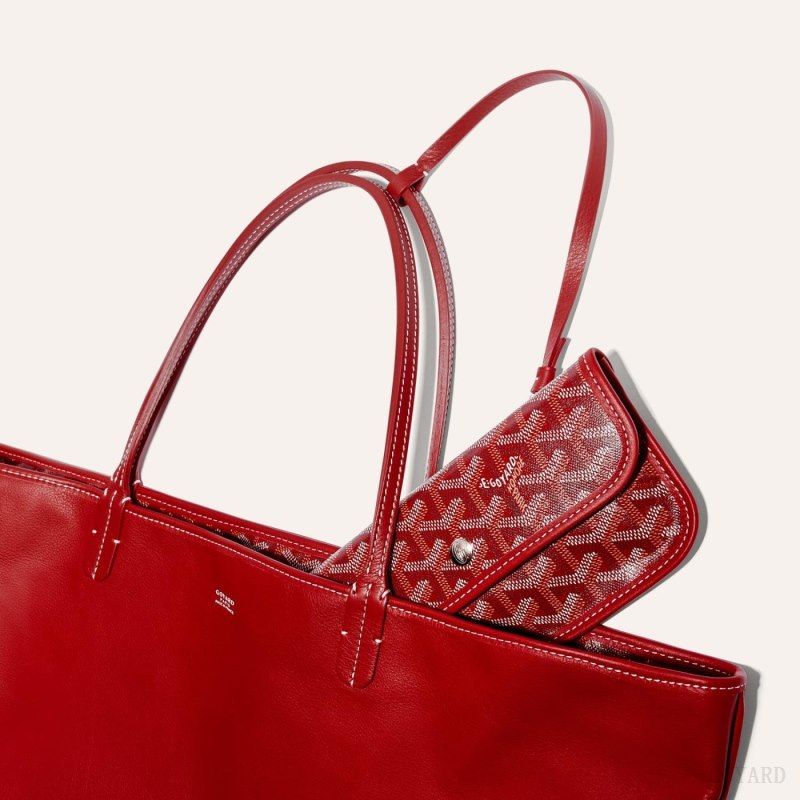 Goyard ANJOU GM BAG Tote Veske Rød | GY-NCZ2537