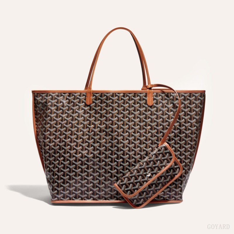 Goyard ANJOU GM BAG Tote Veske Svarte Brune | GY-YNM3197