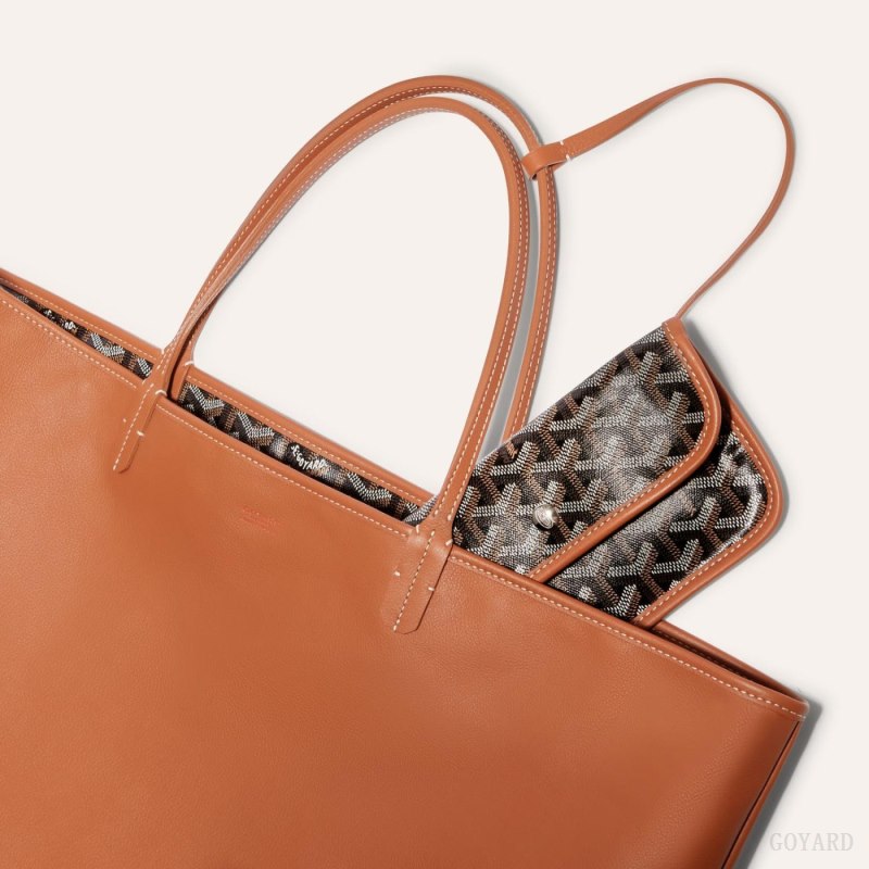 Goyard ANJOU GM BAG Tote Veske Svarte Brune | GY-YNM3197