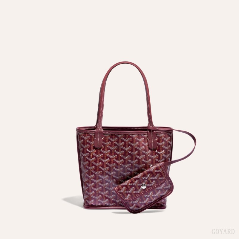 Goyard ANJOU MINI BAG Tote Veske Burgunder | GY-VUS1637