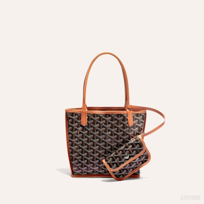 Goyard ANJOU MINI BAG Tote Veske Svarte Brune | GY-MEB0888