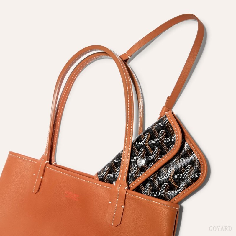 Goyard ANJOU MINI BAG Tote Veske Svarte Brune | GY-MEB0888