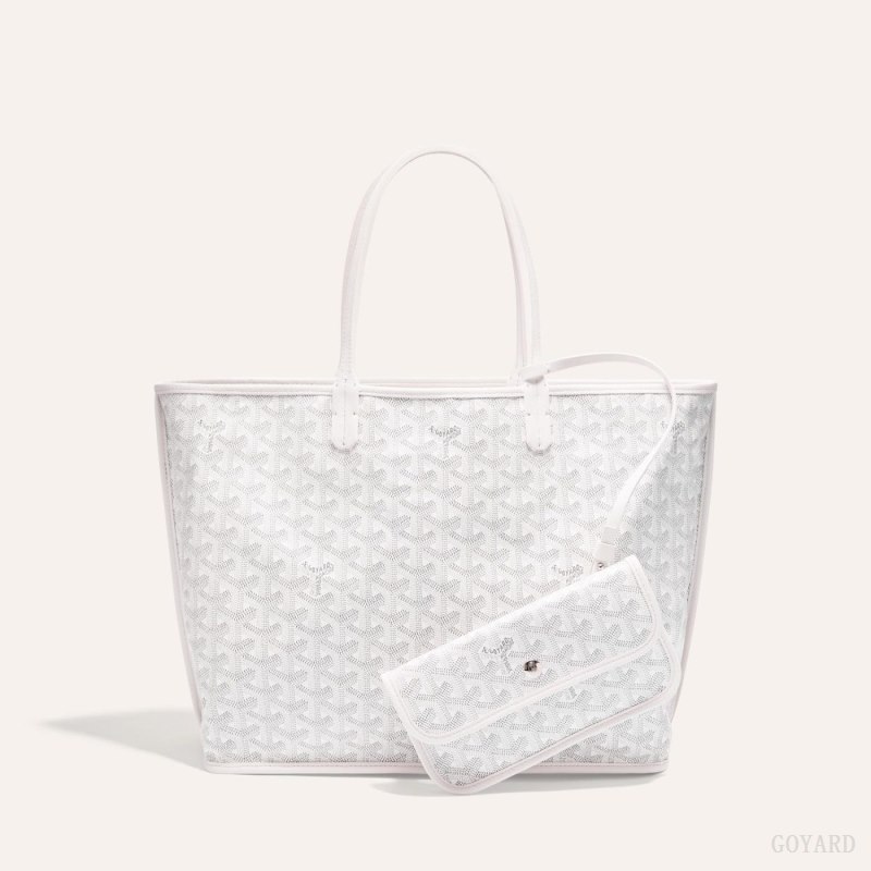 Goyard ANJOU PM BAG Tote Veske Hvite | GY-UWO9231