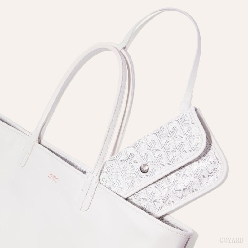 Goyard ANJOU PM BAG Tote Veske Hvite | GY-UWO9231