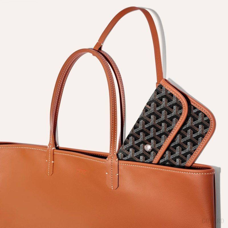 Goyard ANJOU PM BAG Tote Veske Svarte Brune | GY-YGS2210