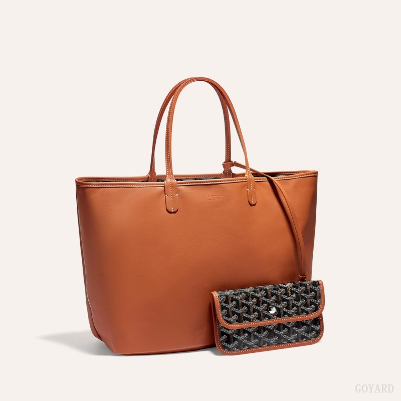 Goyard ANJOU PM BAG Tote Veske Svarte Brune | GY-YGS2210